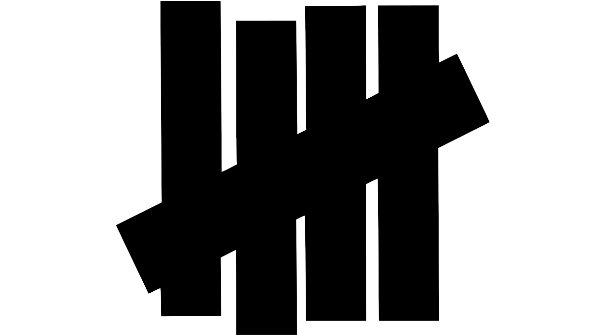A black logo showing 5 tally marks